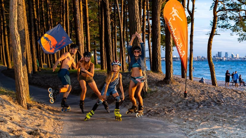 Rulluisukooli 5x kaart täiskasvanule