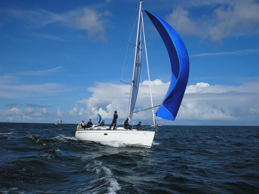 Kruiis Sinilinnuga Pärnu lahel 