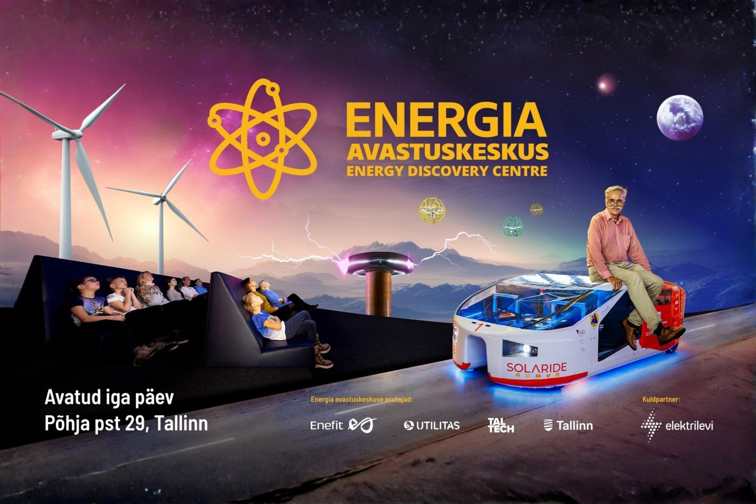 Avastamisrõõmu kogu perele Energia avastuskeskuses | Kingitus