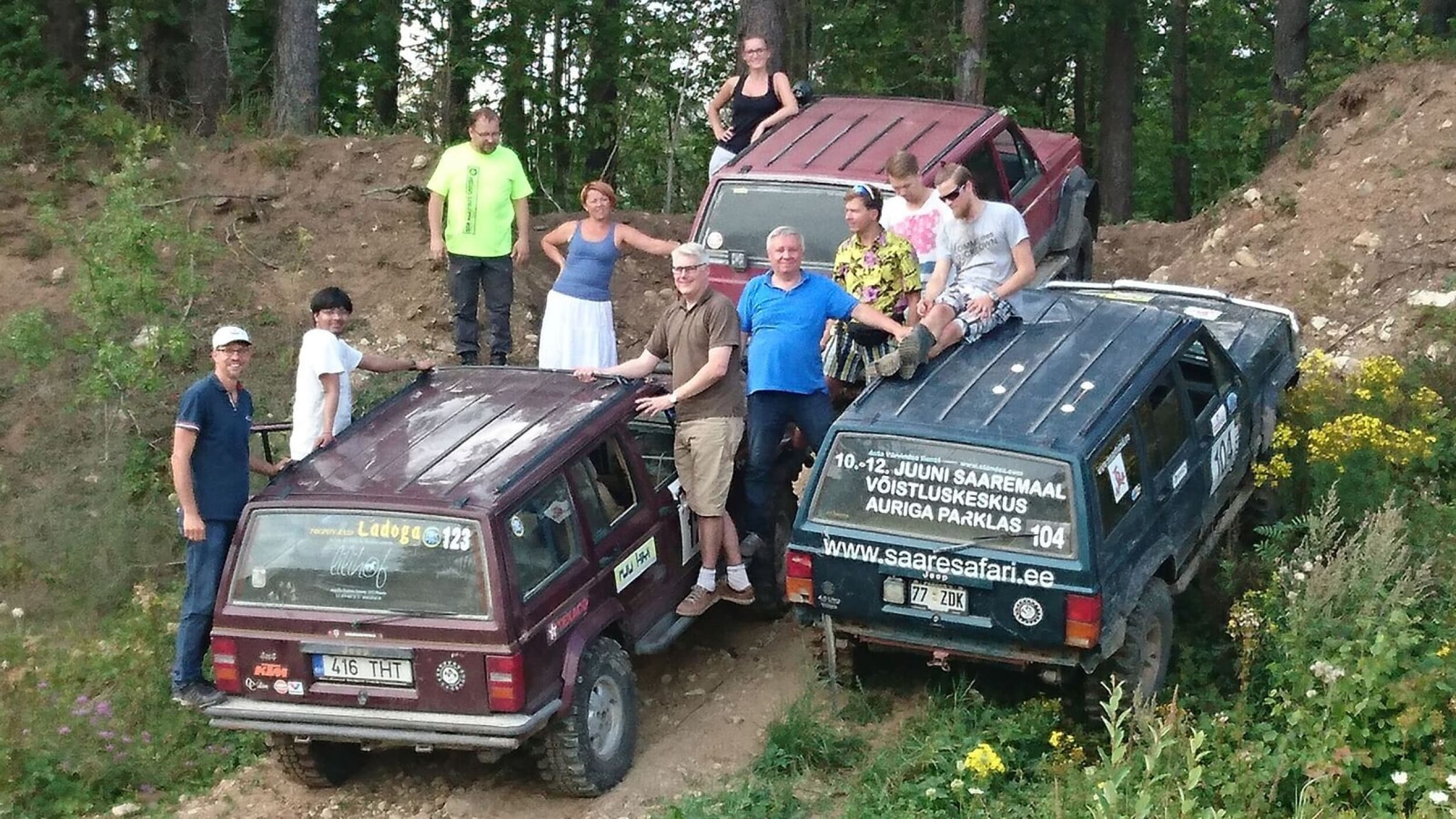 Saare Safari minivõistlus Jeepidega