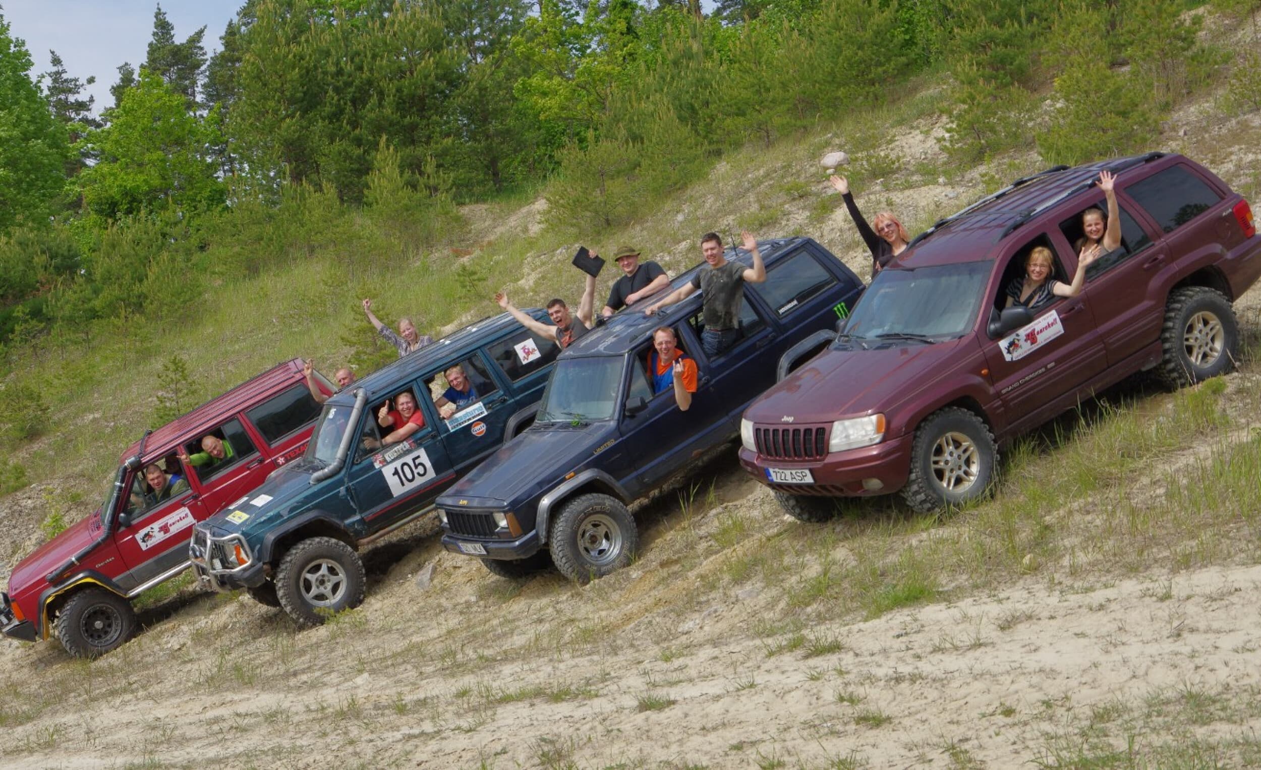Saare Safari minivõistlus Jeepidega