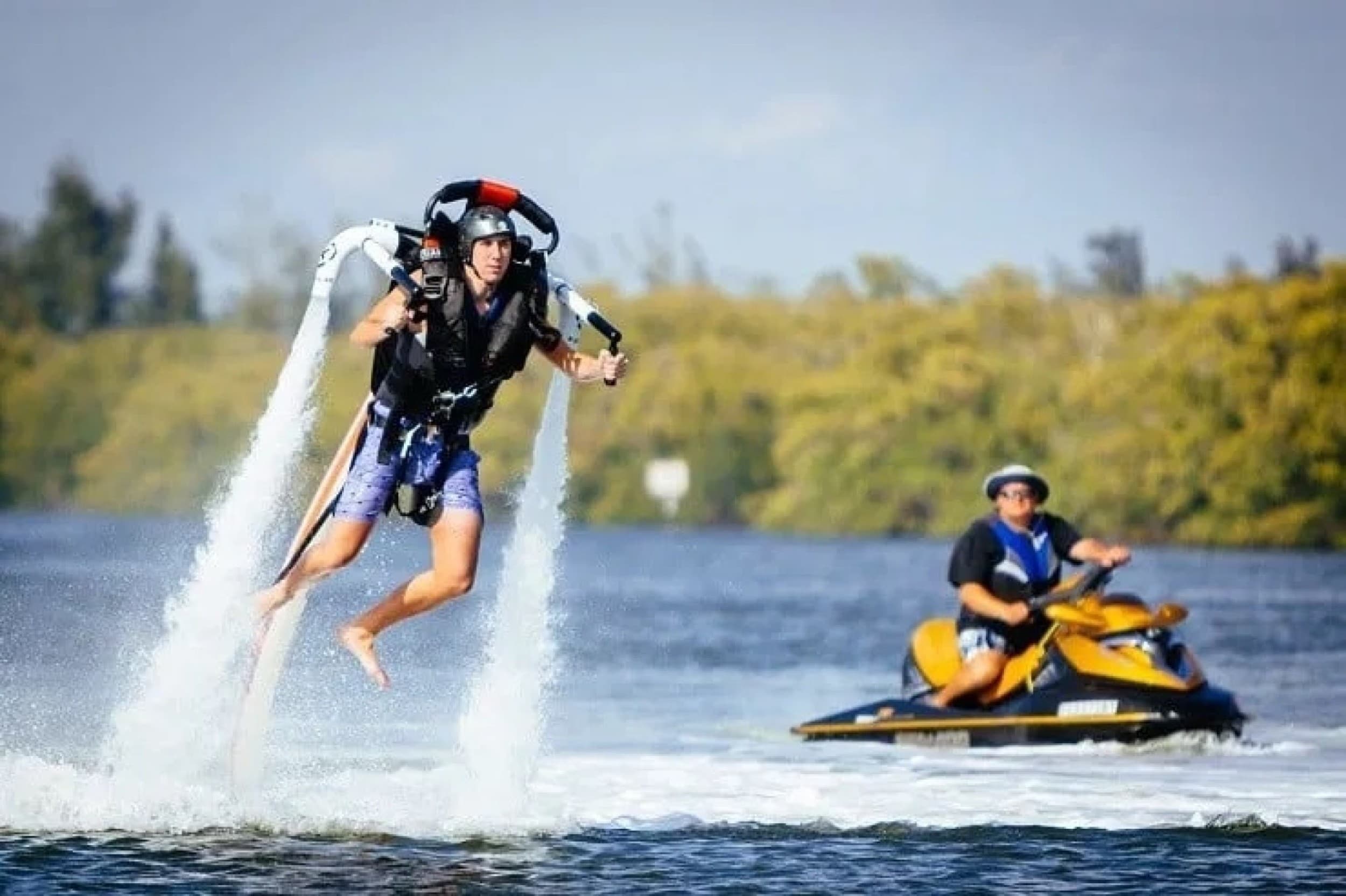Jetpack полет на реактивном ранце (10 мин)