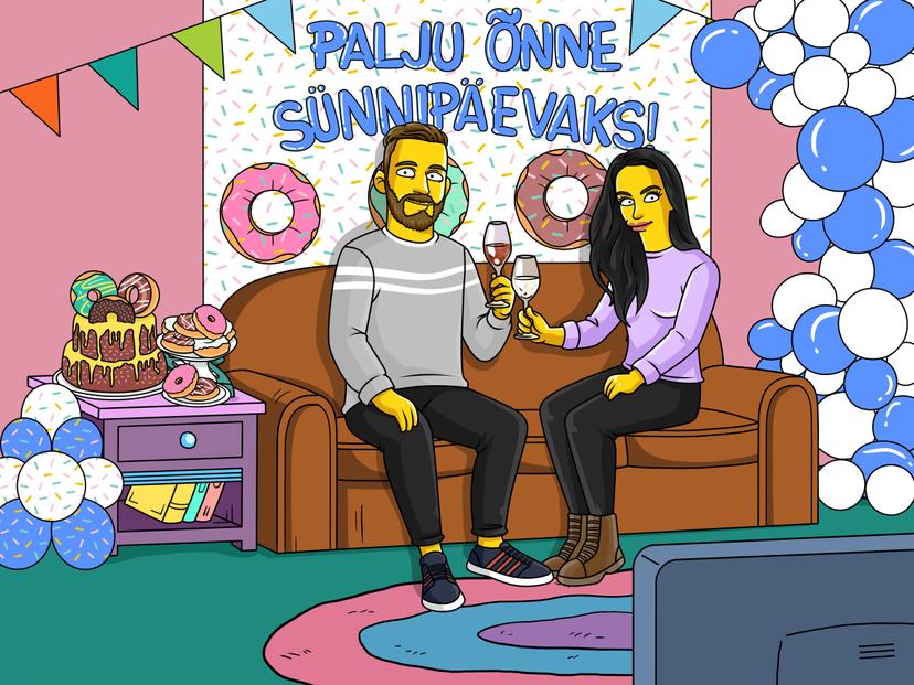 Kollane Mina "Sünnipäeva eri"