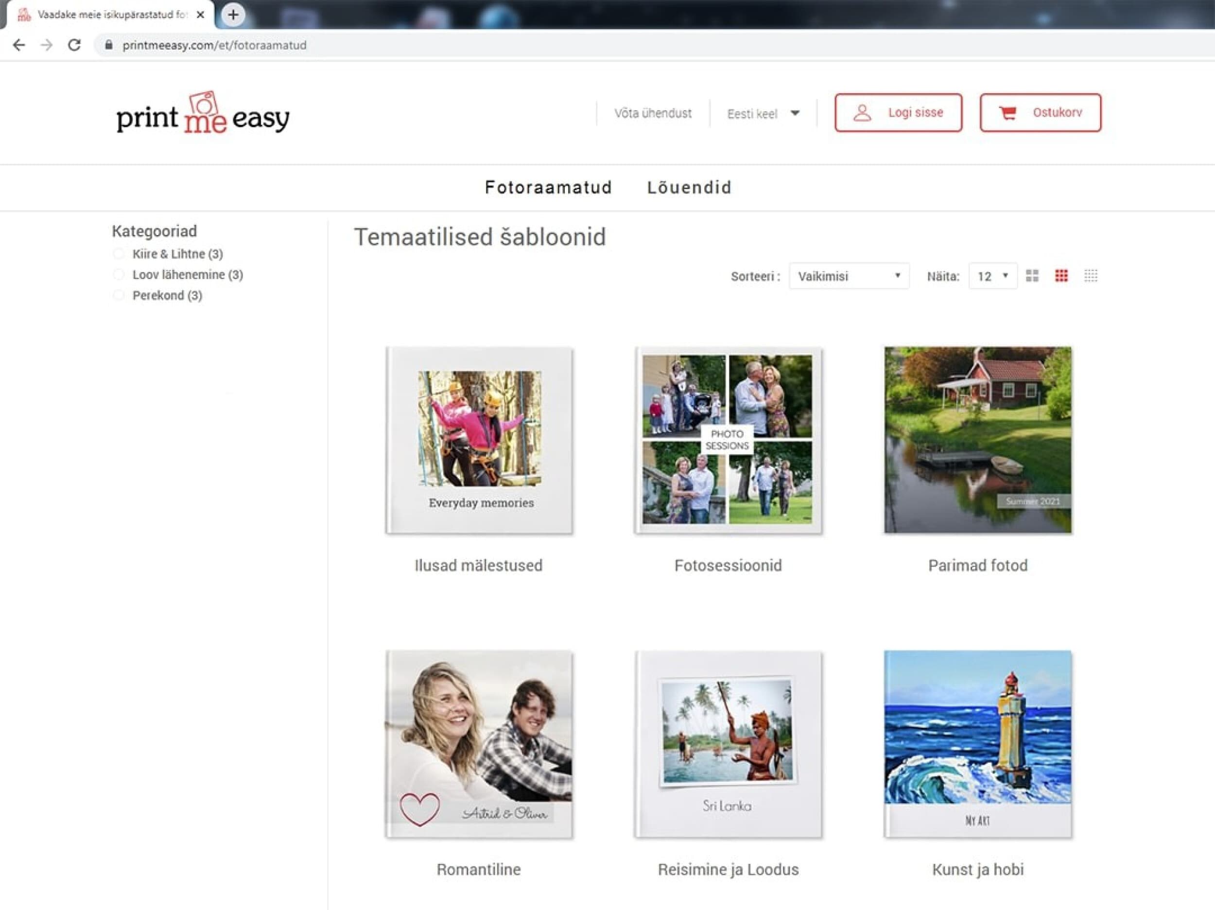 Fotoraamat oma fotodega