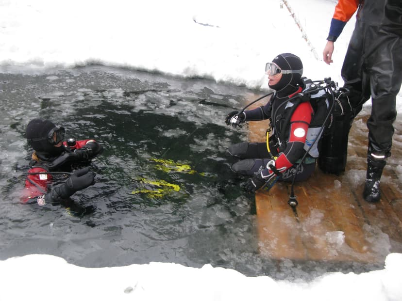 Padi Icediver ehk jääsukeldumise kursus