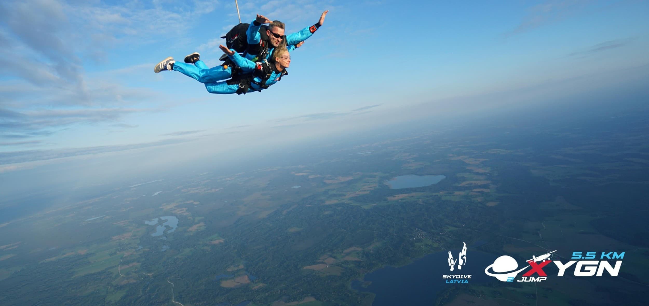 "Oxygen Jump 5.5 km" - unikaalne tandemhüpe 5500 m kõrguselt