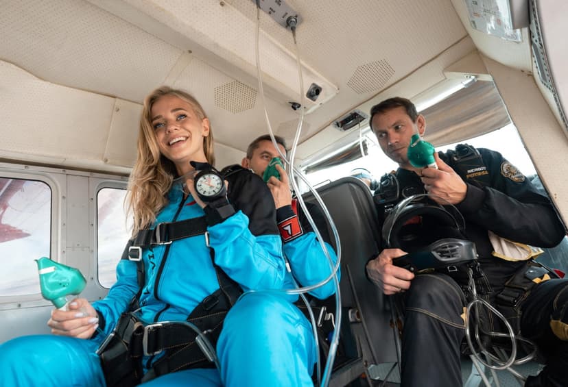 "Oxygen Jump 5.5 km" - unikaalne tandemhüpe 5500 m kõrguselt