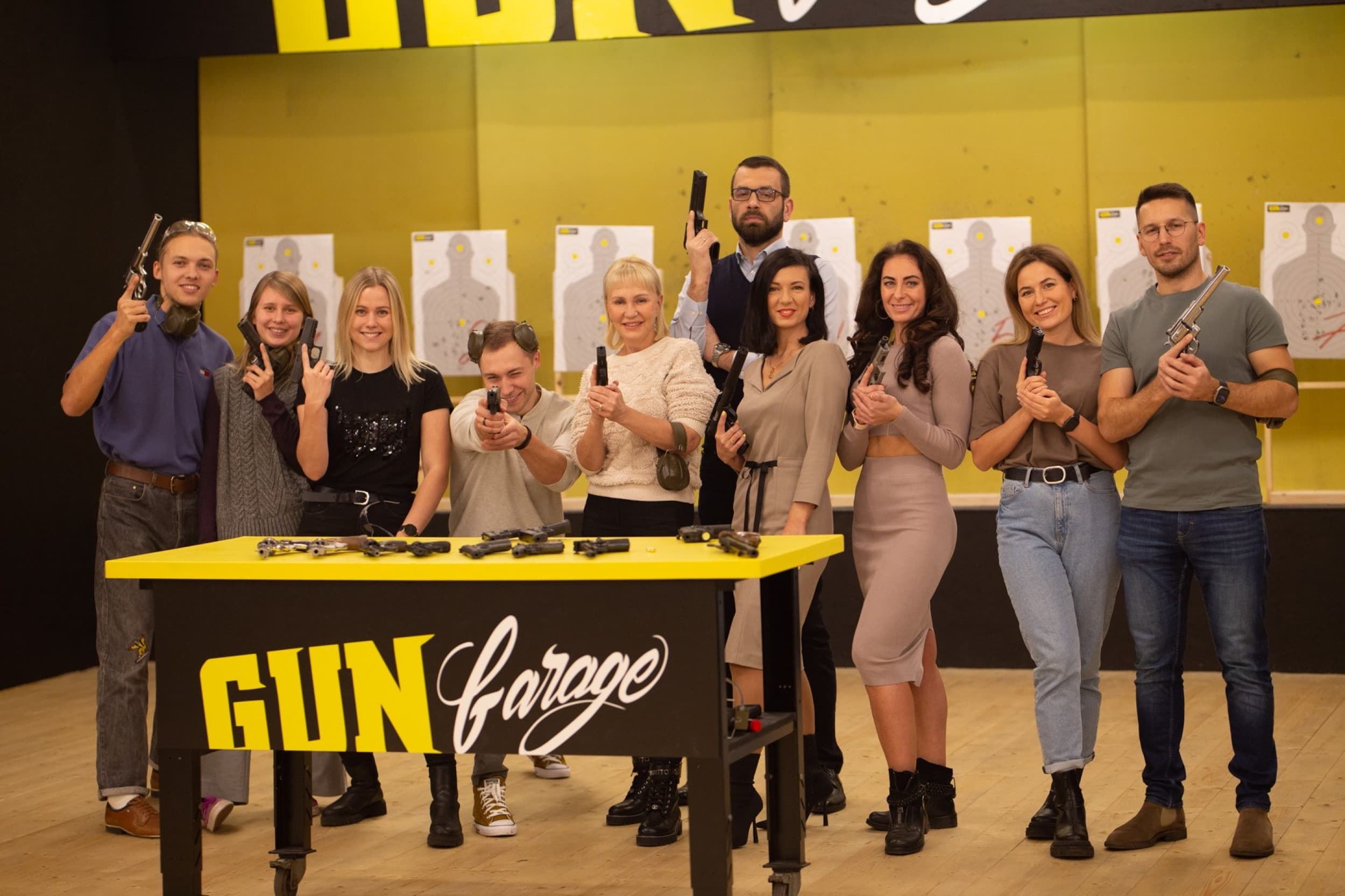 Стрелковый пакет «Ретро» в тире GunGarage