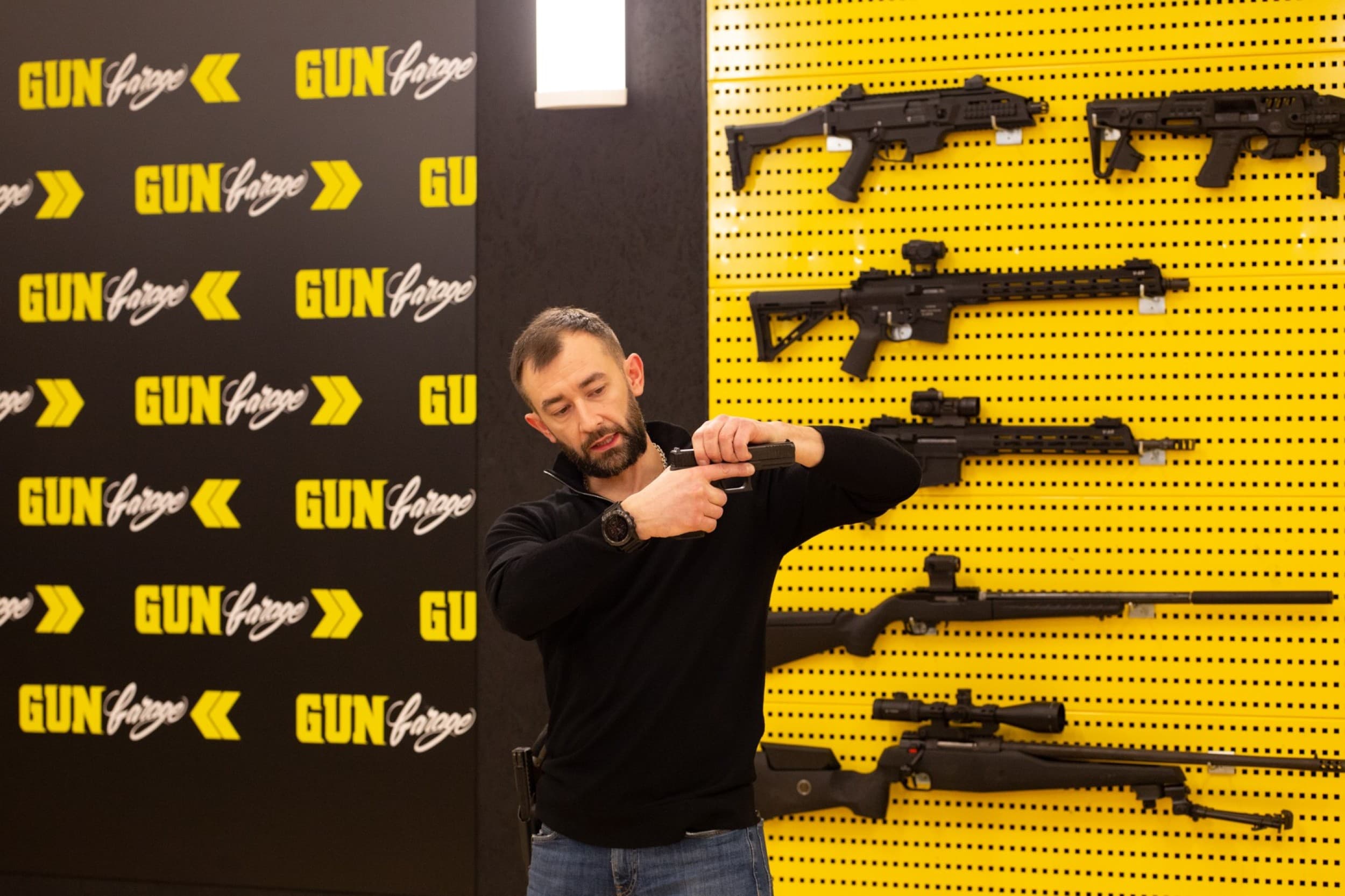 Стрелковый пакет «Ретро» в тире GunGarage