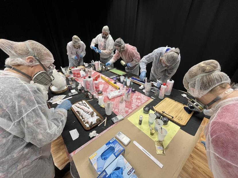 Epoksiidvaigu töötuba neljale