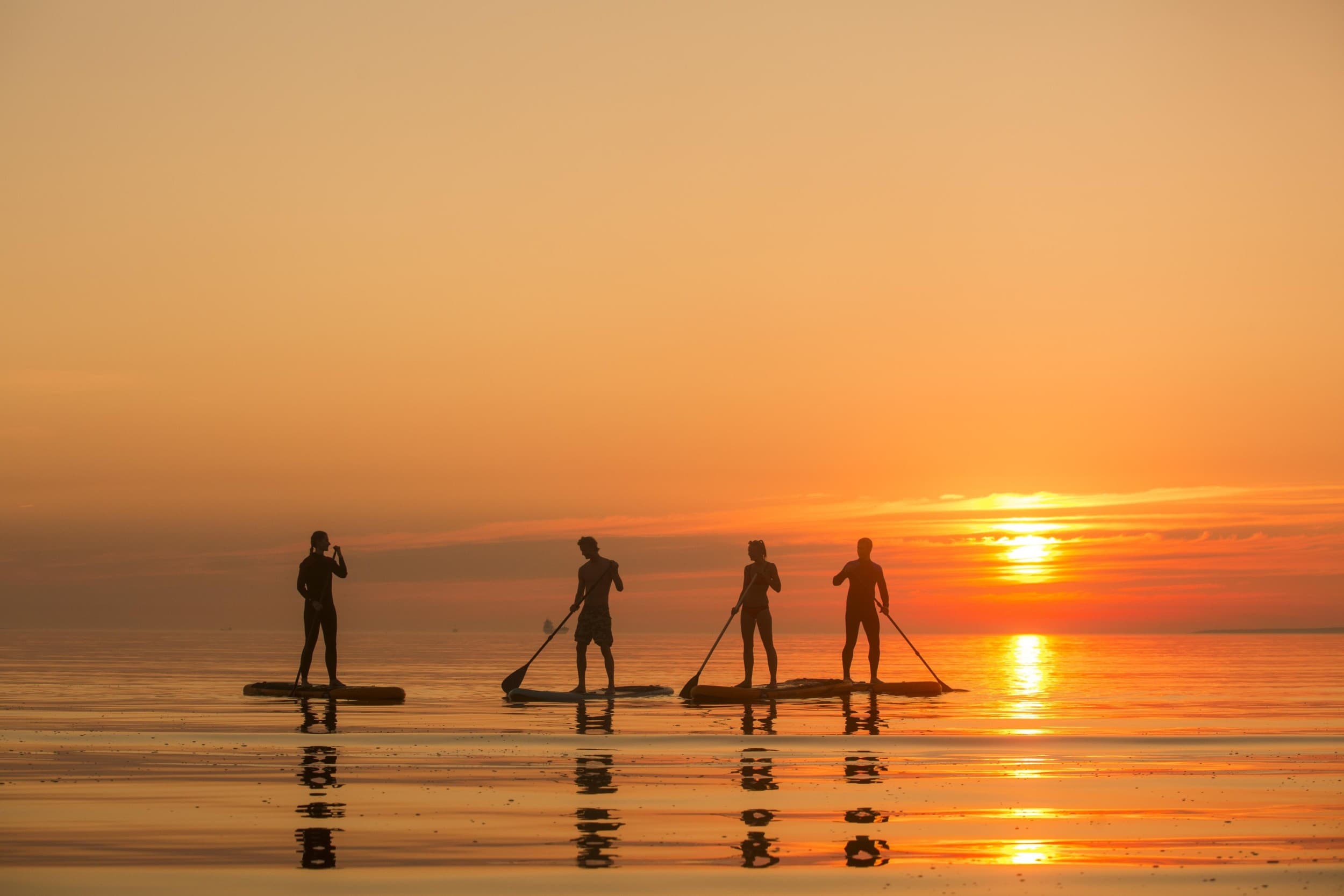 Закатная прогулка на SUP-досках от Surfy для компании