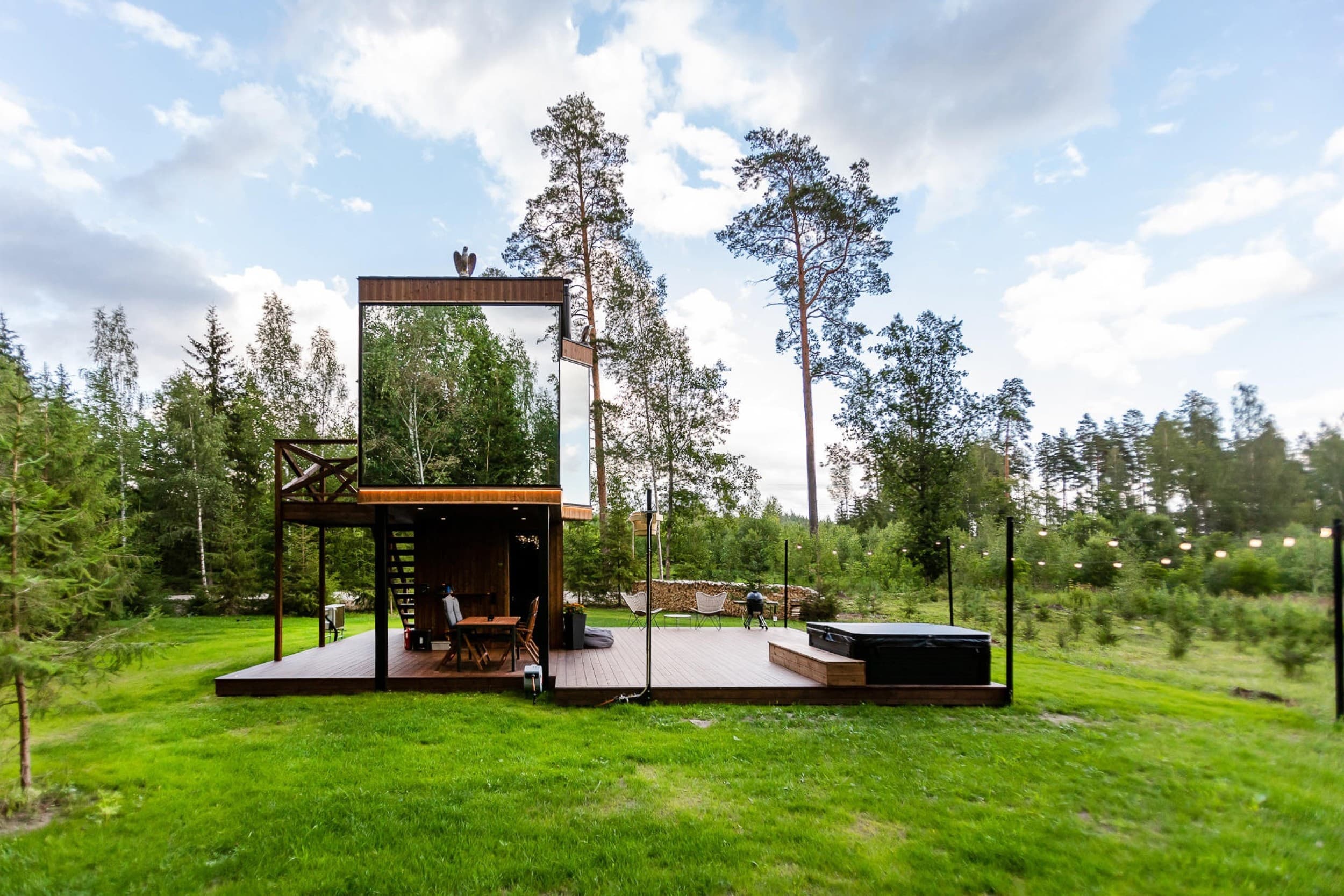 Puhkus Orava Luxury Resort privaatses minivillas Võrumaal