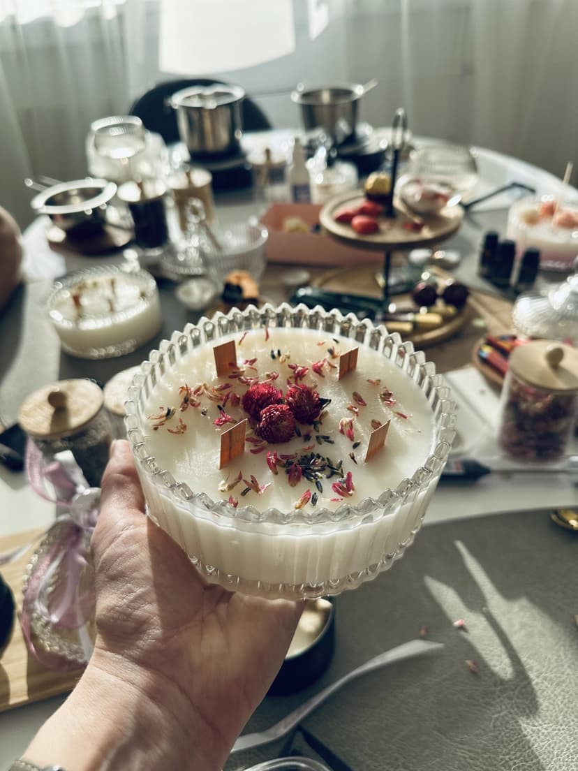 Chandelle Handicraft käsitöö küünalde valmistamise töötuba