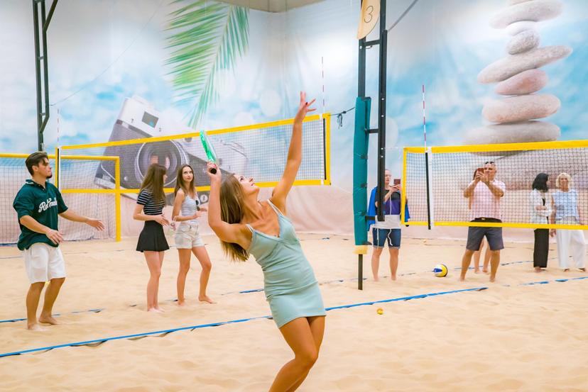 Rannatennise pakett neljale