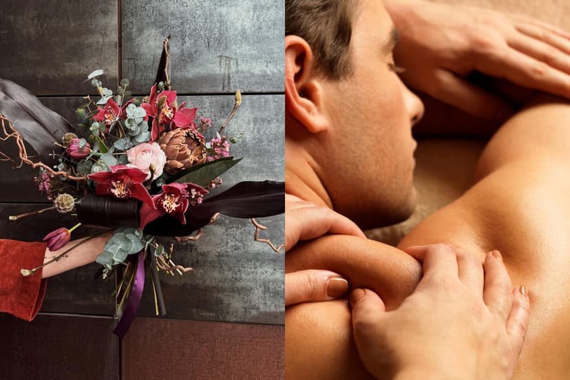 Mobiilne spordimassaaž (30 min) + lillekimp