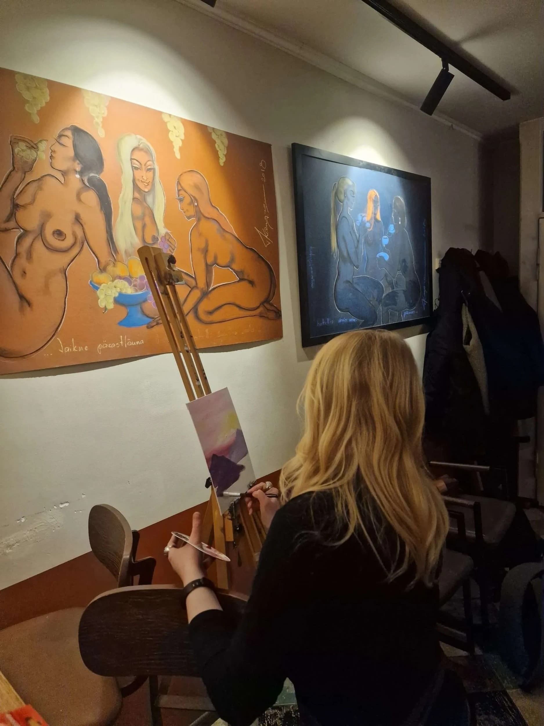 Sip & Paint kahele Toro Winebaris