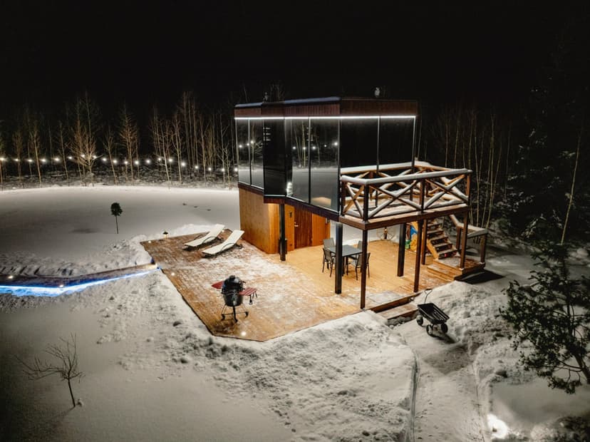 Luksuslik puhkus Luxury Resort Ehametsa minivillas Viljandimaal
