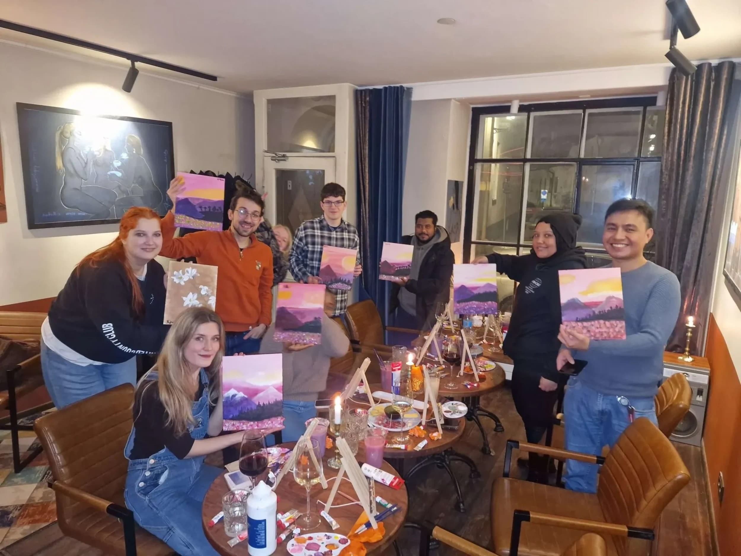 Sip & Paint для одного в Toro Winebar