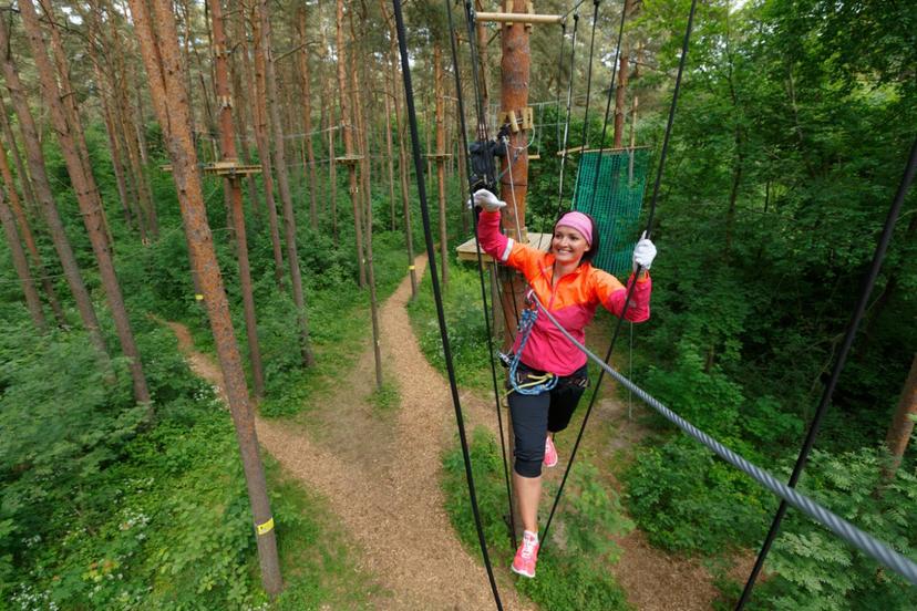 Põnev seiklusrada Pirita seikluspargis