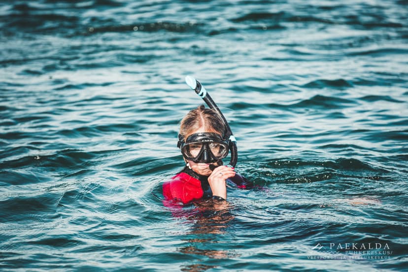 Snorgeldamine veealuse vangla varemete kohal