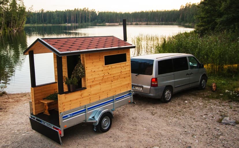Saunatrip - ratastel kadakasauna rent ööpäevaks