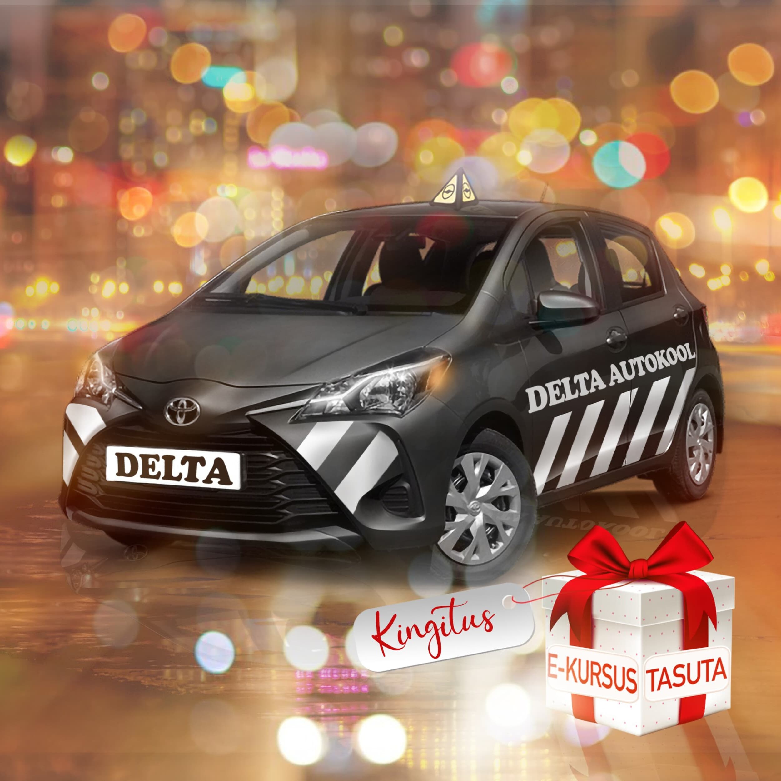 B-kategooria teooriakursus Delta Autokoolis | Kingitus