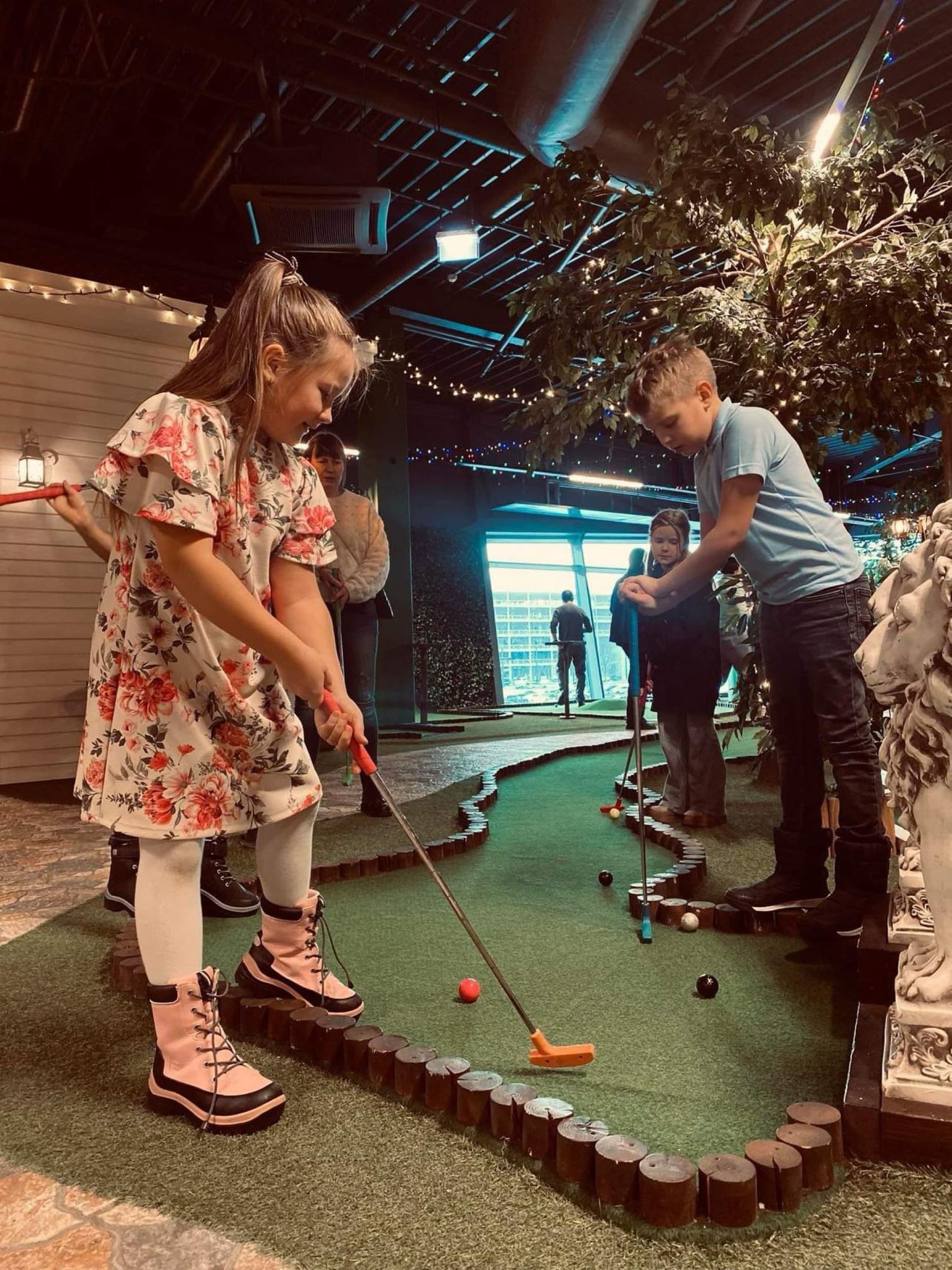 Детский день рождения в Park Minigolf для десяти человек